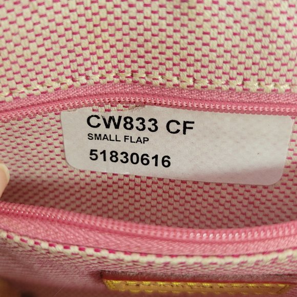 Vintage DOONEY&BOURKE Signature Coated Canvas Leather Shoulder Strap Handbag - Picture 11 of 13